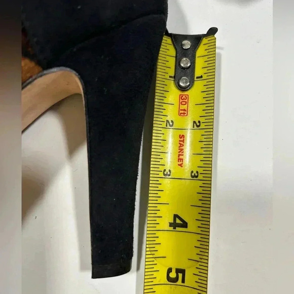 NEW!CorsocComo-Leopard cow hair, suede heel pumps size 8 - Picture 10 of 14